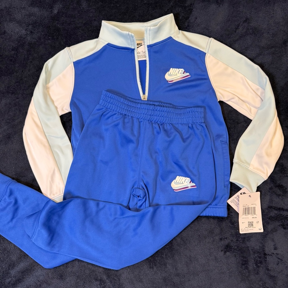 Nike Royal Blue and White Athletic Set - Picture 2 of 10